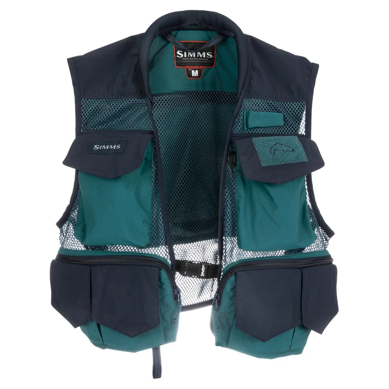 Simms Tributary Vest Deep Sea Green 1 Simms Tributary Vest Deep Sea Green