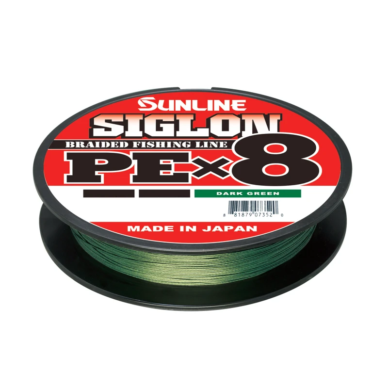 Sunline Siglon PE X8 Braid, Dark Green 300m, 0.342mm 1 Sunline Siglon PE X8 Braid, Dark Green 300m, 0.342mm