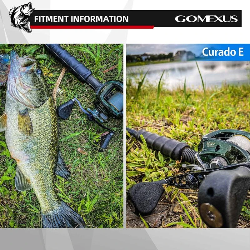 Gomexus 110mm Aluminium Handle With 35mm TPE Knob 5 Gomexus 110mm Aluminium Handle With 35mm TPE Knob - Image 5