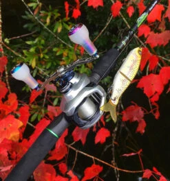 Gomexus Crank Handle Silver/Aurora Knob -Kalastustarvikekauppa BS120TN27TCJ1r 3