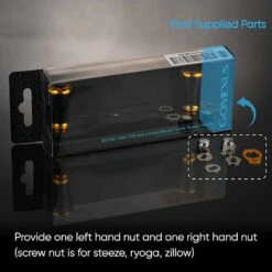 Gomexus 95mm Carbon Swept Handle With 20mm Aluminium Knob -Kalastustarvikekauppa DCS95A20BKGDr 6