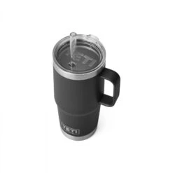 Yeti Rambler 25 Oz Straw Mug - Black -Kalastustarvikekauppa SKU 0326 BLK 3