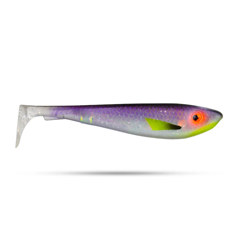 Svartzonker McRubber Shad 9cm (6kpl) - Söder Custom Amazing White Fish Flash 1 Svartzonker McRubber Shad 9cm (6kpl) - Söder Custom Amazing White Fish Flash